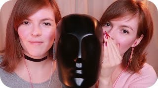 ASMR Twin Trigger Words  SkSkSk  Dummy Head [upl. by Bailie]