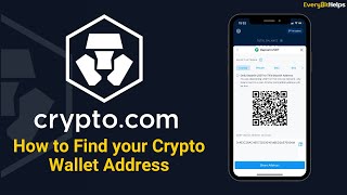 How to Find a Crypto Wallet Address on Cryptocom [upl. by Nauqit]