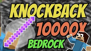 How To Get A Knockback 1000 Stick In Minecraft Bedrock Tutorial [upl. by Yelrebmyk67]