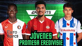 Mejores PROMESAS de la EREDIVISIE  P2  FC 24 [upl. by Colvin]