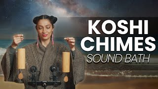 Koshi Wind Chimes  Sound Bath Healing Meditation 1 Hour [upl. by Aronael]