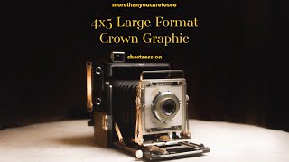 The Beginners Guide to Large Format Photography  Crown Graphic  Portra 400 [upl. by Edelson]