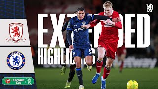 Middlesbrough 10 Chelsea  EXTENDED Highlights  Carabao Cup SemiFinal 1st Leg 2324 [upl. by Ronile975]