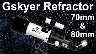 All about the Gskyer 70mm and 80mm refractors [upl. by Leahcimed]