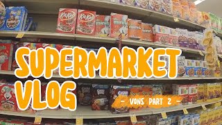 grocery shopping in USA 🛒  Vons in California part 2  supermarket vlog  relaxing happy music 🎶 [upl. by Sivraj]