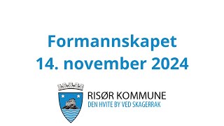 Formannskapet i Risør 14 november 2024 [upl. by Drofwarc]