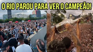 😯TORCIDA DO BOTAFOGO INVADE AS RUAS DO RIO DE JANEIRO E FAZ UMA FESTA ESPETACULAR [upl. by Deaner20]