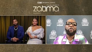 Tyler Perrys Zatima  Devale amp Crystal Discuss The Difficulty of Filming Dramatic Scenes Together [upl. by Vitus]