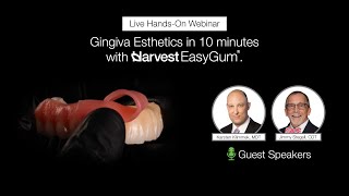 Gingiva Esthetics in 10 minutes with Harvest EasyGum® [upl. by Dorette41]