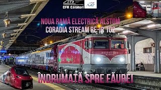 Noua ramă electrică Alstom Coradia Stream REIR 102 îndrumată spre Făurei pentru teste 30062024 [upl. by Atal765]