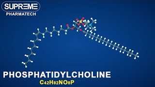 Phosphatidylcholine  C42H82NO8P  3D molecule [upl. by Graniah450]