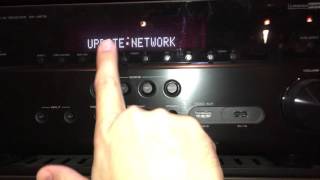 Yamaha Receiver Firmware Update [upl. by Garrison]