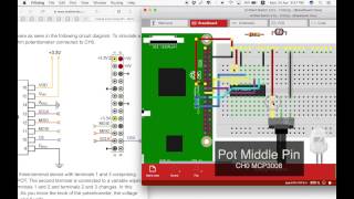 gpiozero MCP3008 Demo [upl. by Etnemelc774]