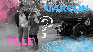 Amazing car gender reveal  fille ou garçon  💕💙 [upl. by Arretnahs822]