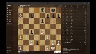 Chess Game 234  Queens Pawn Opening Chigorin Variation [upl. by Prosper]