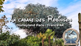 Larbre des Robinson à Disneyland Paris  Exploration en 4K [upl. by Melliw]