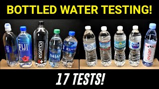 Testing 10 Popular Bottled Drinking Water Brands  See How They Compare [upl. by Kendal565]