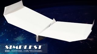 EASY PAPER AIRPLANE for KIDS  How to make a paper airplane that Flies FAST amp FAR  Simplest [upl. by Anilet]