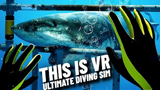 The BEST VR GRAPHICS of 2024  Subside VR Diving Sim 4090 VR Gameplay [upl. by Yrem710]