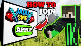 HOW TO JOIN JADU SMP APPLICATION😱 OPEN JADUSMP dkgamerwz5ze [upl. by Blackstock396]