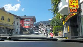 Autofahrt Kirchberg in Tirol Brixental Austria [upl. by Ayanet]