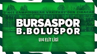 U14 Elit Ligi Bursaspor  B Boluspor  1Hafta [upl. by Ranna788]