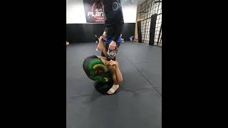 Reverse De La Riva to Crab Ride 10th Planet Jiu Jitsu No Gi BJJ shorts [upl. by Ahsasal21]