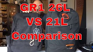 GORUCK GR1 26L vs 21L [upl. by Gnod]