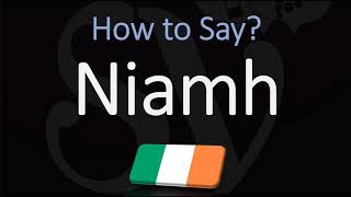 How to Pronounce Niamh CORRECTLY Irish Names Pronunciation [upl. by Shermy]