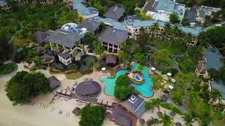 MAURITIUS  FLIC EN FLAC  DRONE VIDEO  4K  Hotel Sofitel Mauritius LImpérial Resort amp Spa [upl. by Eila]