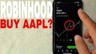 ✅ How To Buy Apple Stock On Robinhood 🔴 [upl. by Chuipek]