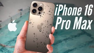 iPhone 16 Pro Max  Is it Waterproof Apple [upl. by Nelli943]