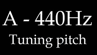 A440  tuning pitch 1hour [upl. by Akyeluz]