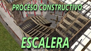 como construir una escalera de concreto reforzado [upl. by Ahsieni849]