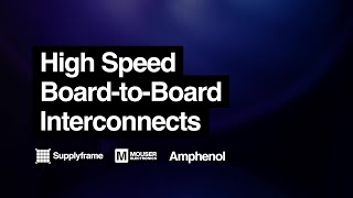 Amphenol COMHPC boardtoboard interconnect [upl. by Eirrak]