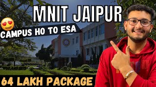 MNIT JAIPUR College Review🔥 A to Z Details🔥 Campus Tour  Placement  Hostel  Cutoff  Fees [upl. by Sykleb]