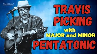 Travis Picking with Major and Minor Pentatonic [upl. by Alithea]