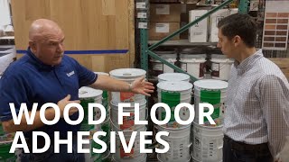 HARDWOOD FLOOR INSTALLATION ADHESIVES  MAPEI Ultrabond and Planiseal PMB Wood Floor Adhesives [upl. by Ennelram550]