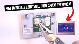 How To Install Honeywell Home Wifi Smart Thermostat [upl. by Eelaroc395]