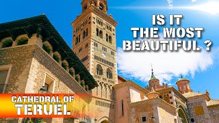 Visit this first in Teruel  The Best Mudejar Style Cathedral in Spain 4k [upl. by Denice]