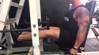 Horizontal banded leg press [upl. by Gareri]