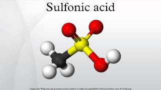 Sulfonic acid [upl. by Junette]