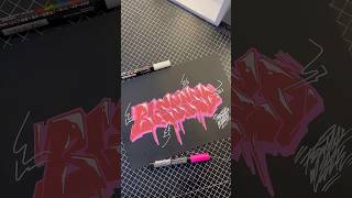 Blessed graffiti posca art artist paint painting minivlog graffitisrtist blessed trending [upl. by Hanah277]