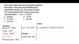 KIMIA TERMOMETER membahas soal sbmptn 2023 [upl. by Isahella]