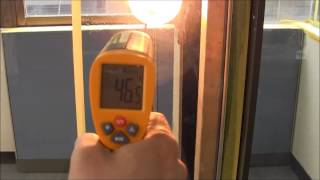 Insulating Glass test of IRUV Cut Coat  Insulating Liquid film [upl. by Chrissie208]