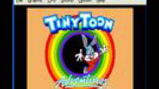 Tiny Toon Adventures Busters Hidden Treasure Intro Sega Genesis [upl. by Mazurek]