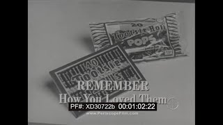 1960s TOOTSIE ROLL amp TOOTSIE ROLL POPS CANDY TELEVISION COMMERCIAL XD30722b [upl. by Deloria]