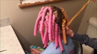 Spiral Hair Curlers Tutorial  Tangled Trends [upl. by Rriocard197]