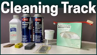 Preparing Your Track for Running Trains  Cleaning Your Model Railroad Track [upl. by Sucramed]