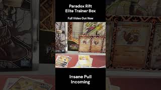 Paradox Rift  Elite Trainer Box 99 pokemon pokemoncards pokemontcg [upl. by Suiramaj]